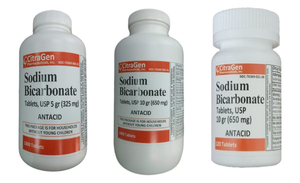 Sodium Bicarbonate Tablets 650 mg Sodium Bicarbonate Tablets 325mg Sodium Bicarbonate Tablets 650mg 120 pack