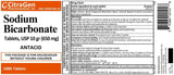 Sodium Bicarbonate Tablets USP 650 mg (10 Grains) - 1000 tablets
