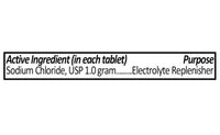 Sodium Chloride Tablets 1 gm, USP Normal Salt Tablets - 100 Tablets