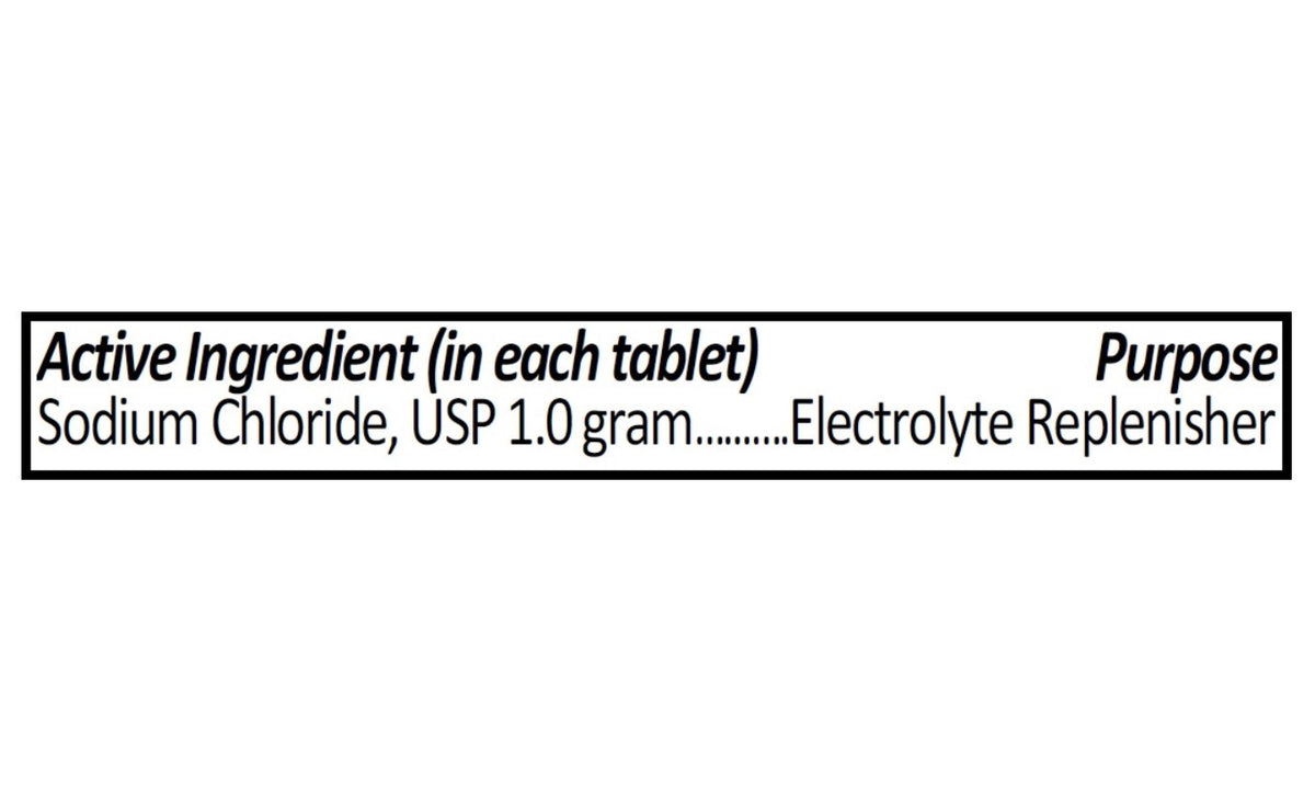 Sodium Chloride Tablets 1 gm, USP Normal Salt Tablets - 500 Tablets ...